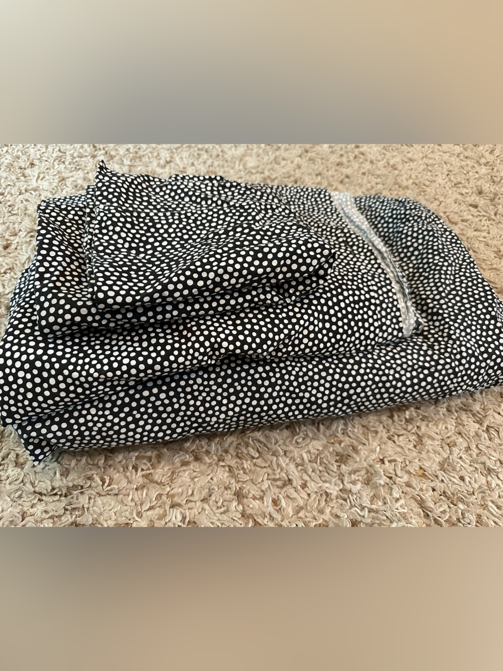 Pottery Barn Teen Twin Polka Dot Sheet Set - Picture 4 of 5